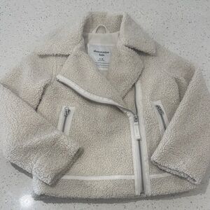 Abercrombie Kids Off-White Teddy Jacket